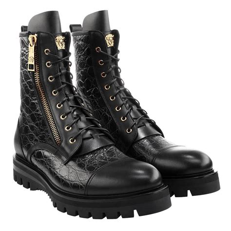 how much are versace denim boots|Boots Versace Men's Shoes, Clothing & Accessories .